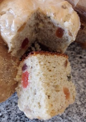 Una foto de Pan dulce apto para celíacos. #sintacc