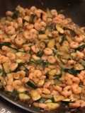 Gamberetti e zucchine
