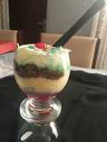 Colour royal falooda ice-cream with tragacanth gum & figs