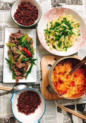 Hình của món Bò xào boaro.