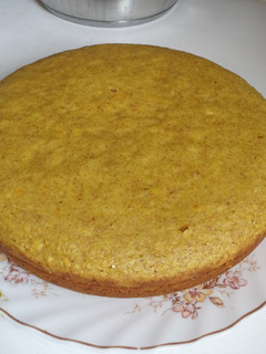 Una foto de Bizcocho de naranja