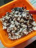 Pochoclos con chocolate