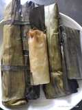 Sticky Rice in Banana Leaves