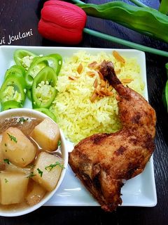 صورة لوصفة يخنة البطاطا مع الدجاج