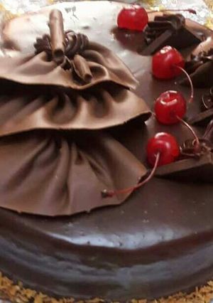 صورة لوصفة كيكة الشوكولاته 🌹🍀