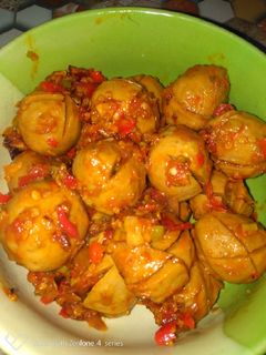 Foto resep Bakso pedas
