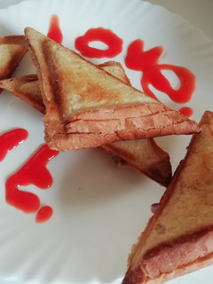 A picture of Potato sandwich#my kid's favoriterecipe.