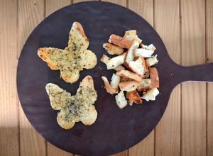 Foto resep Butter-fly Garlic Bread