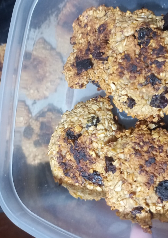 Una foto de Galletitas de avena, banana y miel, mis favoritas🍪🧉❤️