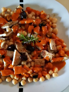 Una foto de Lomo frío con salsa picante
