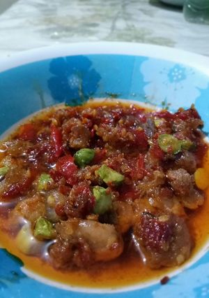 Foto resep Udang pete balado