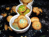 Galletas de mantequilla coloridas