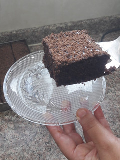 صورة لوصفة بسبوسه بذوق الشوكولاتة