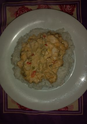 Una foto de Strogonoff de pollo (sin champiñones)