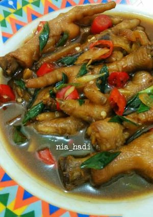 Foto resep Ceker Kecap Pedas