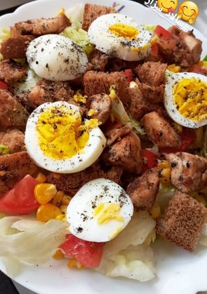 عکسی از دستور سالاد سزار (رژیمی)