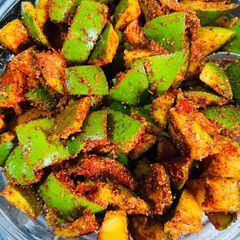 A picture of Homemade Mango Pickle Masala.