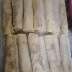 A picture of Vegetable chicken roll.