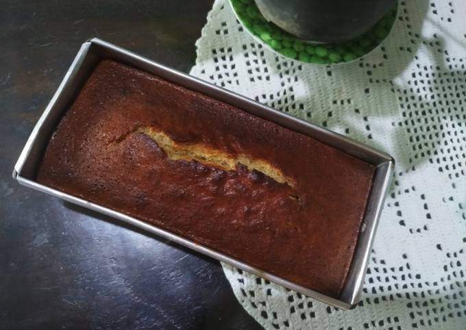 Resep Moist Banana Cake No Mikser, Bisa Manjain Lidah
