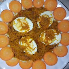 Carrot egg curry A picture of Carrot egg curry.