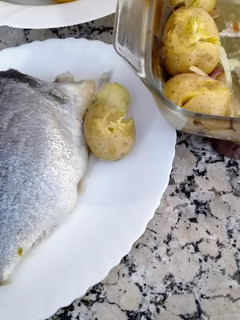 Una foto de Dorada al horno