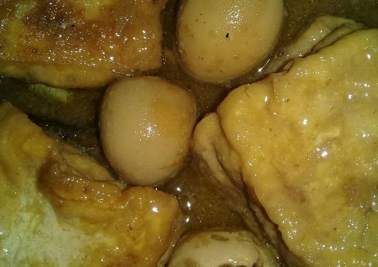 Semur tahu telur puyuh