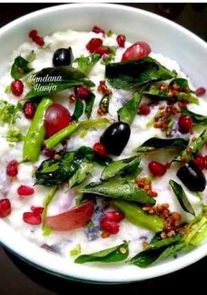 A picture of Curd Rice It's a staple food of Southern India.Easy on stomach.