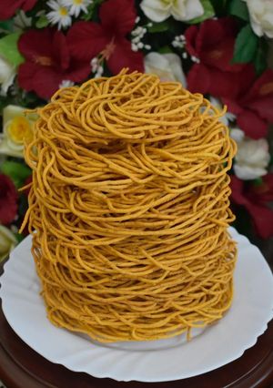 A picture of Besan Ki Sev.