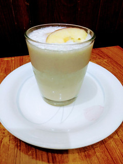 A picture of Dates Apple Bananas Milkshake.