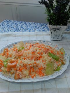 Una foto de Ensalada de arroz
