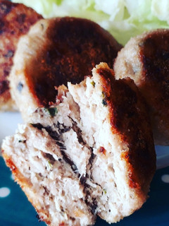 Foto di Polpette di pollo e melanzana