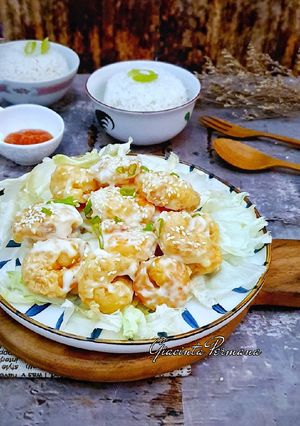 Foto resep Udang Saus Mayonaise