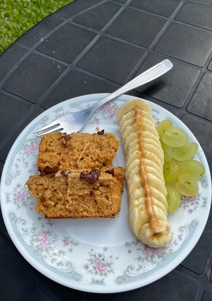 Una foto de Budín de avena y chips súper esponjoso