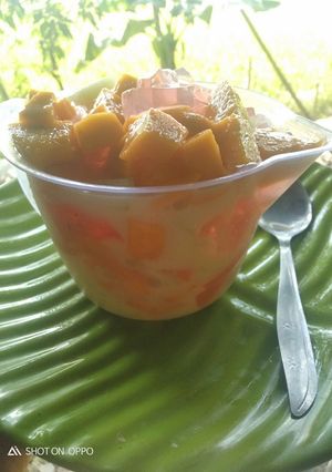 Foto resep Es buah yakult simple 😍