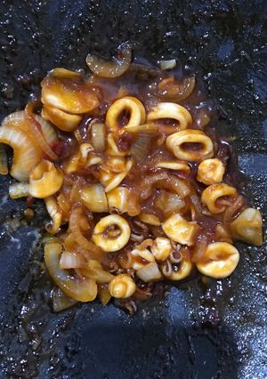 Foto resep Cumi saos padang