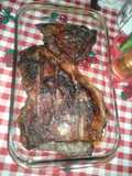 Tapa de asado condimentado y cocinado en su propio jugo al horno