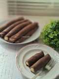 Dadar Gulung Coklat Isi Vla