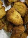 Croquetas de polenta, aprovechando el sobrante.