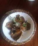 Setas ostra a la plancha con picada