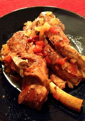 A picture of Melt-in-Your-Mouth Pork Ribs Stew.