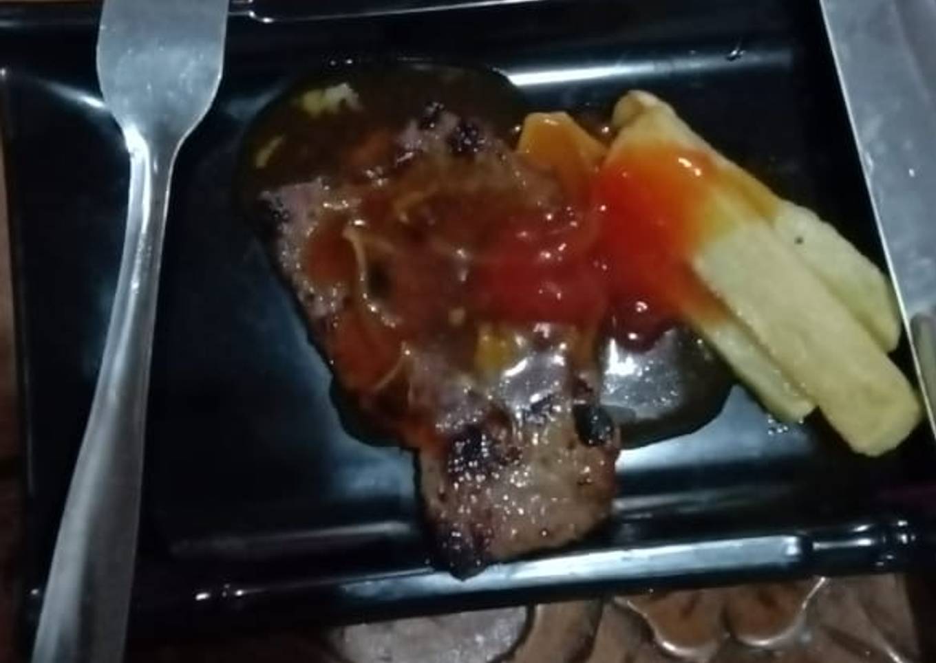 Beef steak mantul