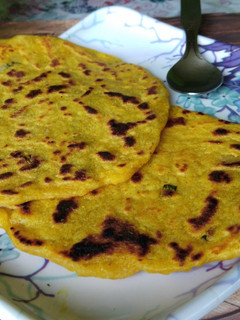 A picture of Aloo Paratha.