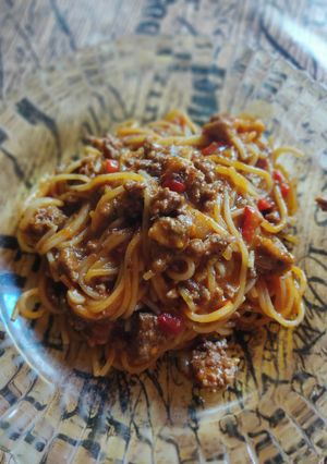 Una foto de Fideos sin colar 🍝