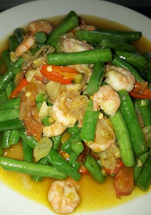 Foto resep Tumis buncis udang