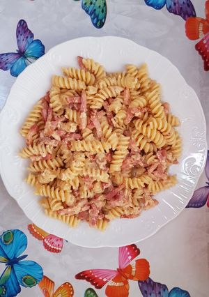 Foto principal de Espirales a la carbonara 😋