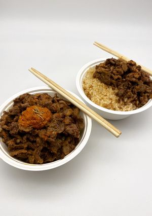 赤岩漿南非烤牛片糙米飯(peri peri食譜) 的食譜成品照片