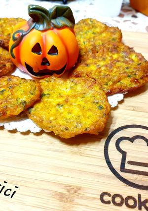 O poză a rețetei Fritelle de dovleac plăcintar.