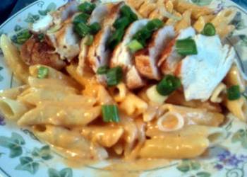 How to Make Yummy Penne with Chicken and Southwest Cheese Sauce