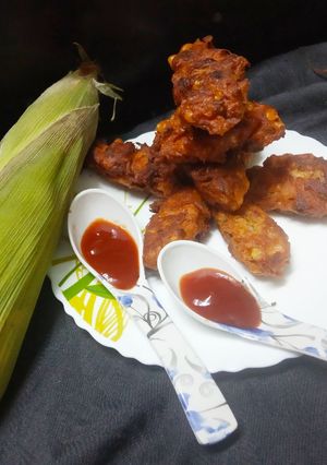 তন্দুরি রাইস কর্ন ফ্রিটাস উইদআউট তন্দুর (tandoori rice corn fritters without tandoor recipe) রেসিপির প্রধান ছবি