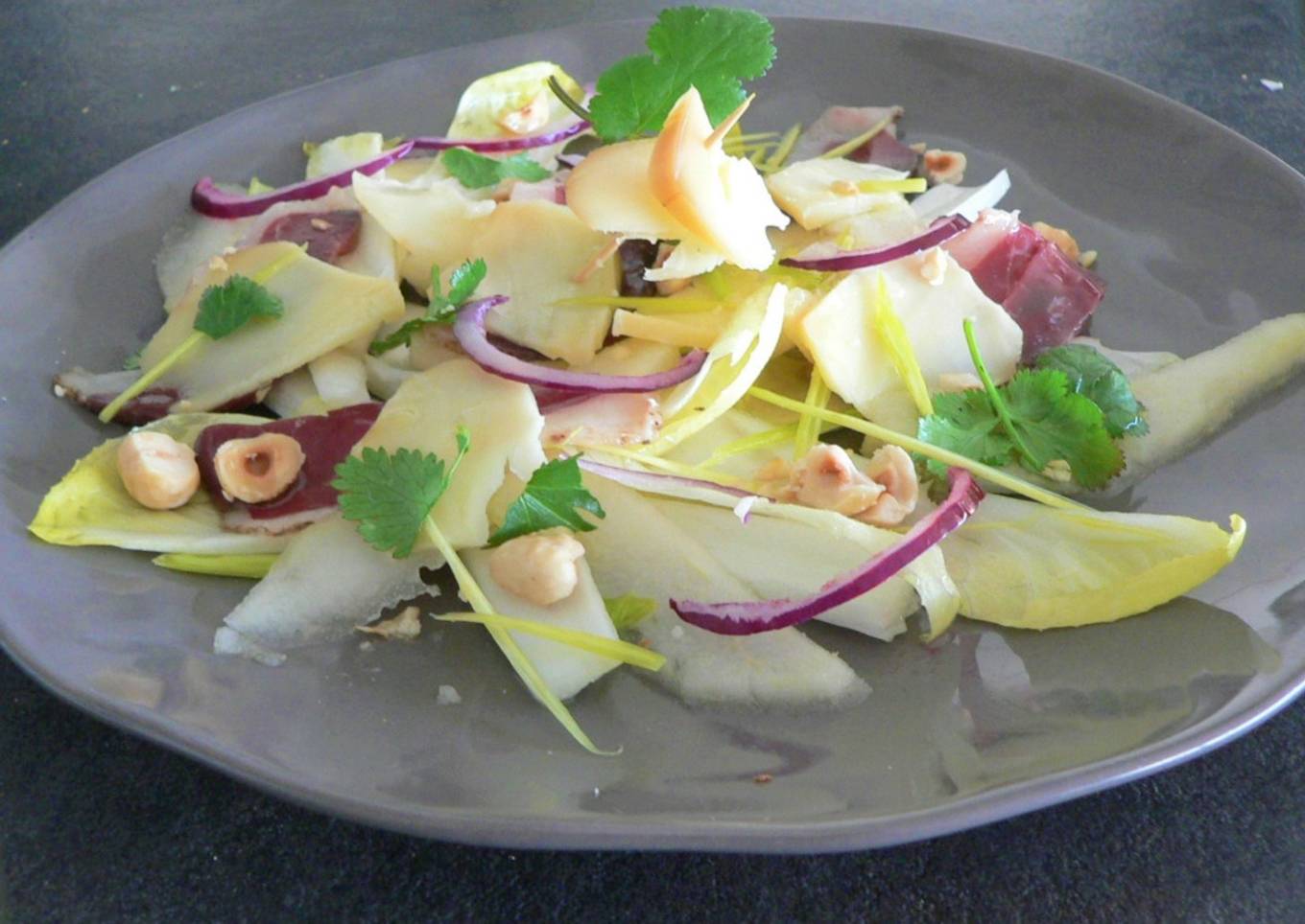 Salade d'hiver à la scamorza